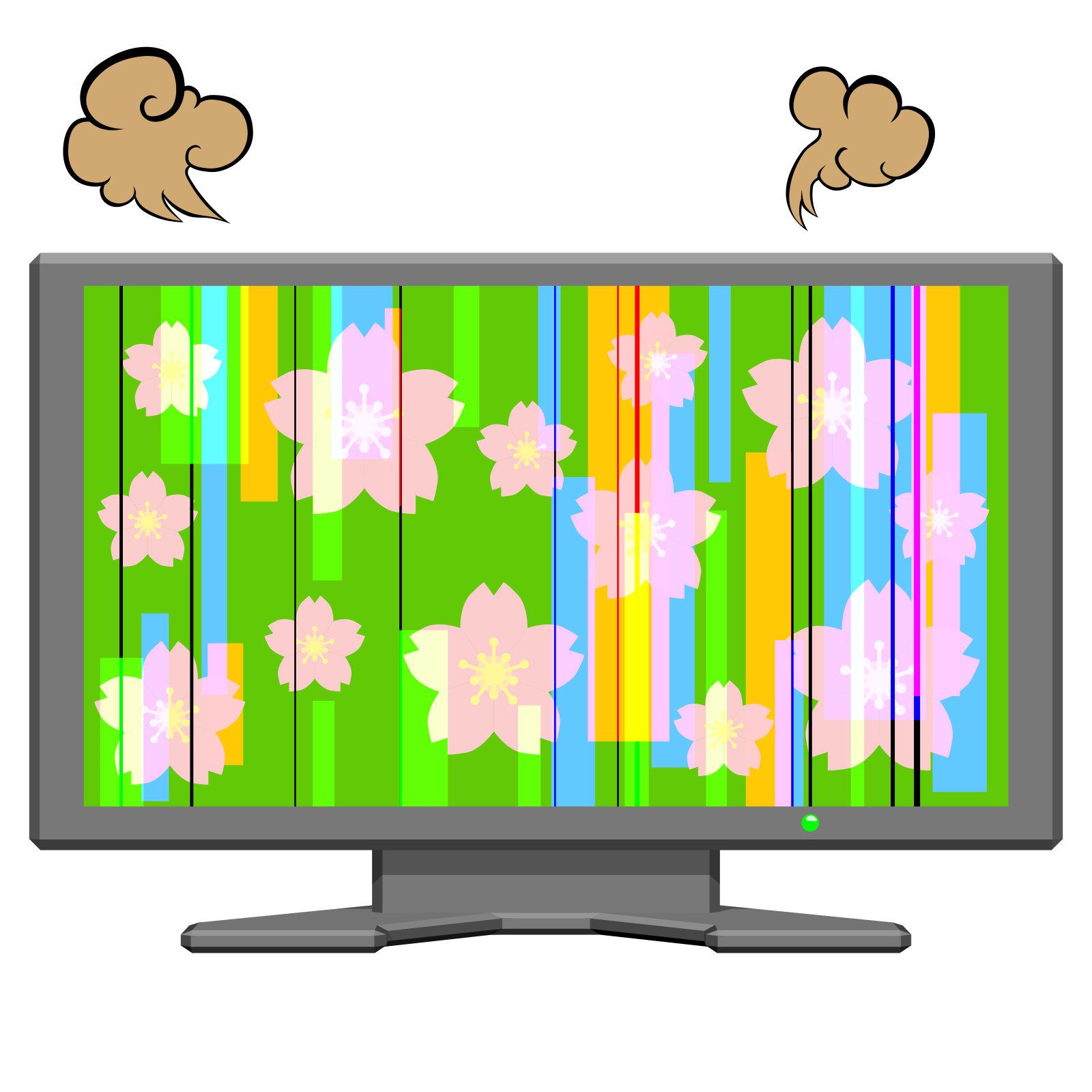 映りが悪くなったテレビ